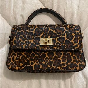 J. Crew Leopard Print Satchel